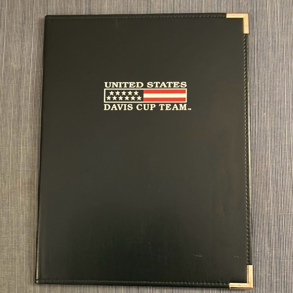 United States Davis Cup Team Notepad Portfolio